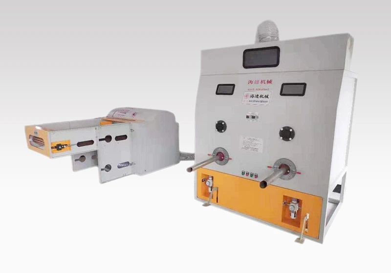 Mašina za otvaranje i punjenje i mašina za drobljenje sunđera