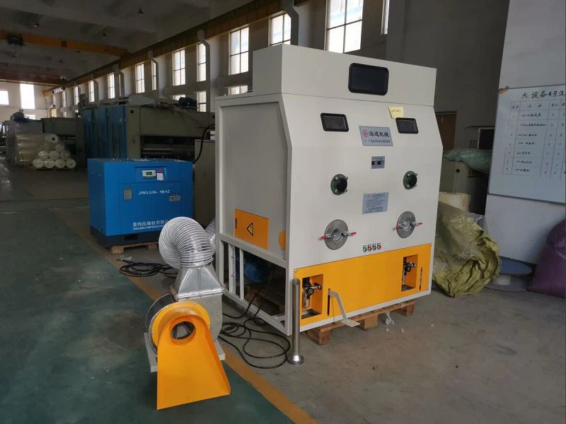 Two Nozzles Fiber Filling Machine